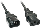 Kabel Lindy Power IEC-C14 - IEC-C13 2 m Black (4002888303316) - obraz 1