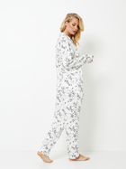 Піжама (сорочка + штани) Aruelle Zillie pajama long XL Біла (5905616149738) - зображення 3