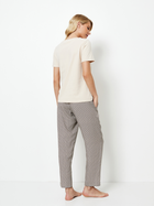 Piżama (T-shirt + spodnie) Aruelle Jade pajama long S Szara (5905616147956) - obraz 4
