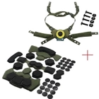 Комплект: подвесная система Team Wendy + противоударные подушки для шлема, оливковый - изображение 1