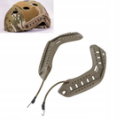 Направляющие боковые рельсы аксессуары для шлема Mich, PASGT, Temp-3000 койот - изображение 4