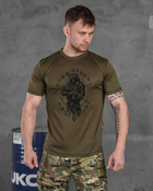 Тактична чоловіча потовідвідна футболка Oblivion Берсерк S олива (85784) - зображення 1