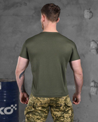 Тактична чоловіча футболка потовідвідна Слава Україні Героям Слава M олива (85830) - зображення 5