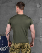 Тактическая мужская потоотводящая футболка Штурмовик S олива (85832) - изображение 5