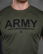 Армійська чоловіча футболка ARMY потовідвідна S олива (85828) - зображення 3
