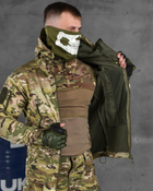 Тактический весенний костюм SoftShell штаны+куртка L мультикам (13989) - изображение 6