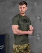Армійська чоловіча футболка ARMY потовідвідна XL олива (85828) - зображення 2