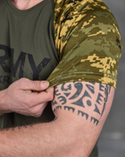 Тактична чоловіча потовідвідна футболка ARMY L олива+піксель (85810) - зображення 4