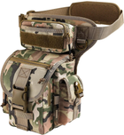 Армійська набедрена сумка на ногу тактична сумка на пояс військова мультикам
