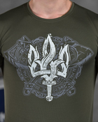 Тактическая потоотводящая футболка odin coat of arms L - изображение 6