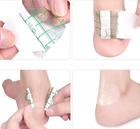 Протектор для п’ят водонепроникний невидимий патч проти мозолів Foot Stickers 10 штук - изображение 4