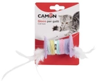 Zabawka dla kotów Camon Cewka z piórkiem 5 cm (8019808211886) - obraz 1