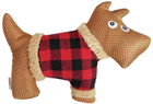 Іграшка для собак Camon Песик у картатій накидці 20 см (8019808207698) - зображення 2