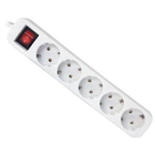 Сетевой фильтр DEFENDER (992420)S530 3.0 m 5 роз switch white RU