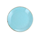 Тарелка мелкая круглая Porland Turquoise фарфоровая 280мм 187628/T
