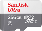 Karta pamięci SanDisk microSDXC Ultra 256GB Class 10 (SDSQUNR-256G-GN6TA) - obraz 1