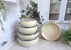 Набір посуду 7 предметів O.M.S. Collection OMS 3023 IND-Ivory