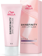 Крем-фарба без окислювача Wella Professionals Shinefinity Zero Lift Glaze 07-13 Cool Toffee Cream 60 мл (4064666057552) - зображення 1