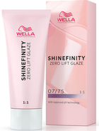 Krem farba do włosów bez utleniacza Wella Professionals Shinefinity Zero Lift Glaze 07-75 Cool Raspberry Latte 60 ml (4064666057613) - obraz 1