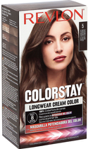 Krem farba do włosów bez utleniacza Revlon Colorstay Longwear Cream Color Medium Brown 5 165 ml (309970210557) - obraz 1