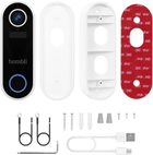 Inteligentny dzwonek do drzwi Hombli Smart Doorbell 2 + Chime 2 Promo Pack White (HBDP-0109) - obraz 4