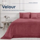 Покрывало ТЕП Velour (Велюр) 180х240 Mesa rose Ромб круглый