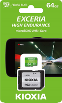 Karta pamięci Kioxia Exceria High Endurance microSDHC 64 GB (LMHE1G064GG2) - obraz 4