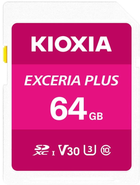 Karta pamięci Kioxia Exceria Plus SDXC 64 GB (LNPL1M064GG4) - obraz 1