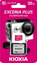 Karta pamięci Kioxia Exceria Plus 32 GB MicroSDHC Class 10 UHS-I (LMPL1M032GG2) - obraz 4