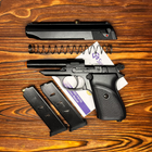 Стартовый пистолет Макарова, ПМ, SUR 2608 + доп магазин, Сигнальный пистолет под холостой патрон 9мм, Шумовой - изображение 8
