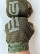 Рукавички захисні Ultimatum Олива,тактичні повнопалі військові рукавички - изображение 6