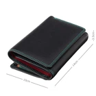 Чёрный кожаный кошелёк Visconti RB43 BLK/RHUMBA Bora c RFID