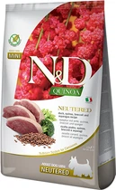 Сухой корм Farmina N&D Quinoa Duck, Brocooli & Asparagus Neutered для взрослых стерилизованных собак мелких пород