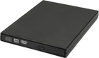 Оптический привод Qoltec DVD-RW USB 2.0 Черный (5901878518589)