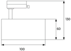Рефлектор світлодіодний DPM X-Line COB трековий поворотний 5 Вт 497 лм білий (STR-5W-W) - зображення 5