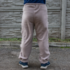 Адаптивные штаны Кіраса при травмировании ног флисовые серые 4225 - изображение 3