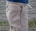 Адаптивные штаны Кіраса при травмировании ног флисовые серые 4225 - изображение 4