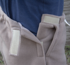 Адаптивные штаны Кіраса при травмировании ног флисовые серые 4225 - изображение 5