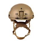 Балістичний шолом каска FAST Helmet NIJ IIIA койот - зображення 3