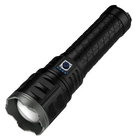 Ліхтар AK138-1 WHITE LASER LED PM60-TG, 8х18650, power bank, чохол, індикація заряду, ЗУ Type-C, zoom, Box