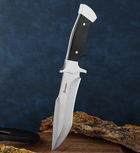 Нож охотничий разделочный GT Stailness 105 (длинна 224 мм, чехол в комплекте) - изображение 4