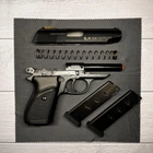 Стартовый пистолет Макарова, ПМ, SUR 2608 + доп магазин, Сигнальный пистолет под холостой патрон 9 мм, Шумовой - изображение 6