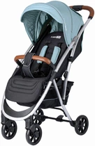 Дитяча прогулянкова коляска FreeON LUX Premium Blue-Black нагрузка до 22 кг компактна