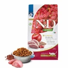 Сухий корм для кішок Farmina N&D Quinoa GF Cat Hairball Adult для виведення шерсті зі шлунка з качкою, кіноа, яблуком та журавлиною