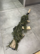 Маскировочный костюм Кикимора (Geely), нитка woodland, р. L-XL до 100 кг, костюм разведчика, маскхалат киким - изображение 6