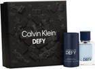 Zestaw męski Calvin Klein Defy Woda toaletowa 50 ml + Dezodorant w kulce 75 ml (5709927552375) - obraz 1