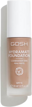 Fundacja do twarzy Gosh Hydramatt Foundation Dark 014N 30 ml (5711914183073) - obraz 1