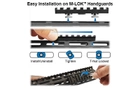 Планка Picatinny на M-LOK Leapers UTG PRO 8-Slot Black MTURS09M - зображення 6
