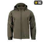 M-tac комплект Shoft Shell куртка з підстібкою, штани тактичні, рукавички, рюкзак олива XS - зображення 4