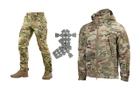 M-tac комплект куртка Shoft Shell тактична штани зі вставними наколінниками мультикам M - зображення 1